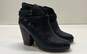 Rag & Bone Black Leather Ankle Strap Heel Boots Shoes Size 36 image number 1
