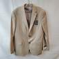Size 44R Tan Noda Motion Stretch Suit Jacket Top - Tags Attached image number 1