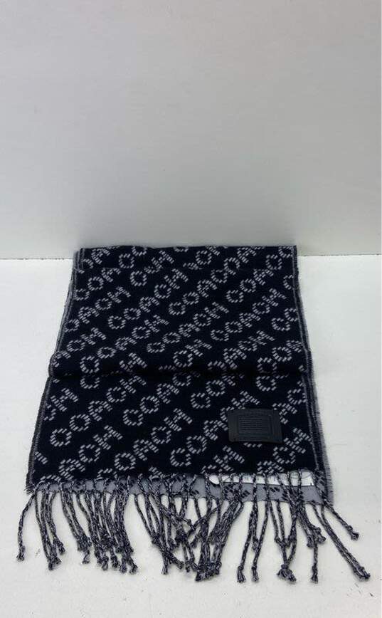 COACH C7759 Signature Long Merino Wool Scarf Size 72 in x 11 3/4 in image number 5