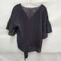 NWT Max Studio Black Lace Blouse Top Size SM image number 2