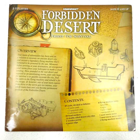 Gamewright Forbidden Desert Thirst for Survival Board Game image number 3