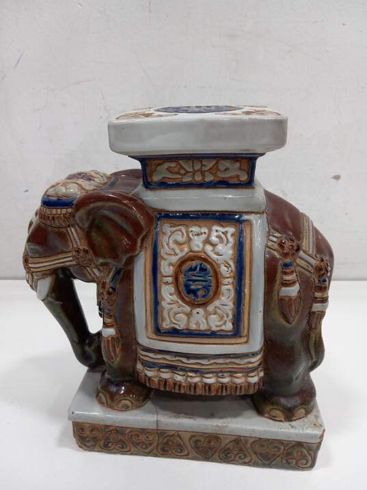 Vintage Colorful Ceramic Elephant image number 2