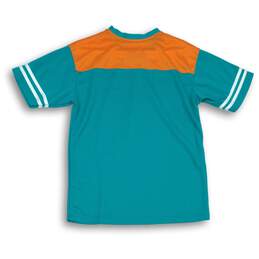Miami Dolphins Kids Aqua And Orange Jersey Size XL 18-20 alternative image