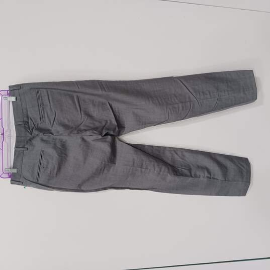 Men's Gray Suit Pants Size 32 image number 2