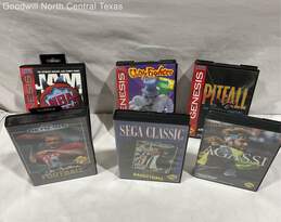Lot Of 6 Assorted 16-Bit Sega Genesis Cartridges