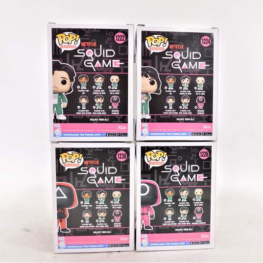 Lot of 4 Squid Game Funko Pops #1222, 1224, 1226, 1230 image number 2