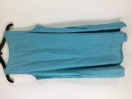 Buy the J. Jill Women's Blue Raincoat SZ 4X NWT