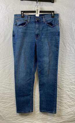 L.L. Bean Mens Blue Beanflex Classic Fit Denim Straight Leg Jeans Size 33X30