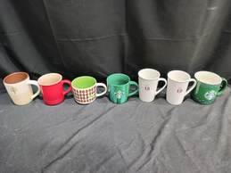 Lot of 7 Starbucks Mugs