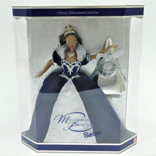 VTG 2000 Mattel Millennium Princess Barbie African American Doll 23995 image number 1