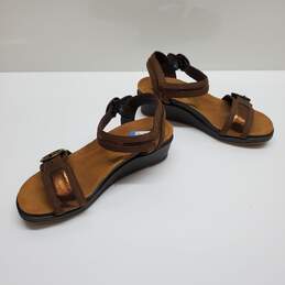 Sas Brown Leather Sandal Platforms Women's Size 6.M alternative image