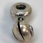 Designer Pandora 925 Sterling Silver Snake Chain Heart Charm Bracelet image number 5