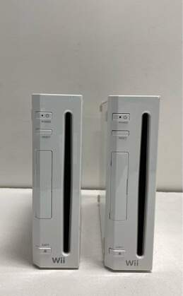 Set Of 2 Nintendo Wii Consoles For Parts/Repair- White