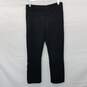 Alexander McQueen Black Wool Embellished Dress Pant Wm Size 42 AUTHENTICATED image number 1