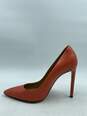 Authentic BALLY Orange Leather Pump W 7 image number 2