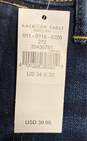 NWT American Eagle Outfitters Mens Blue Medium Wash Straight Jeans Size 34X30 image number 4