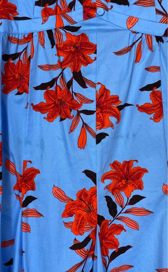 Diane Von Furstenberg Women Blue Maxi Dress Size 2 image number 3