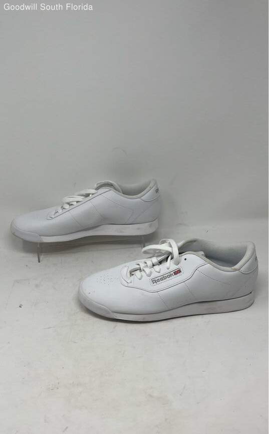 Reebok Womens Club Memory Tech 1Y3501 White Lace-Up Sneaker Shoes Size 10 image number 1