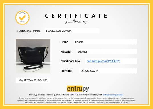 Authenticated Women's Coach Andy Crossbody Bag image number 12