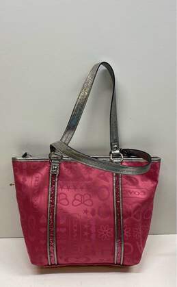 COACH F15709 Pink Bandana Glitter Graffiti Tote Bag alternative image