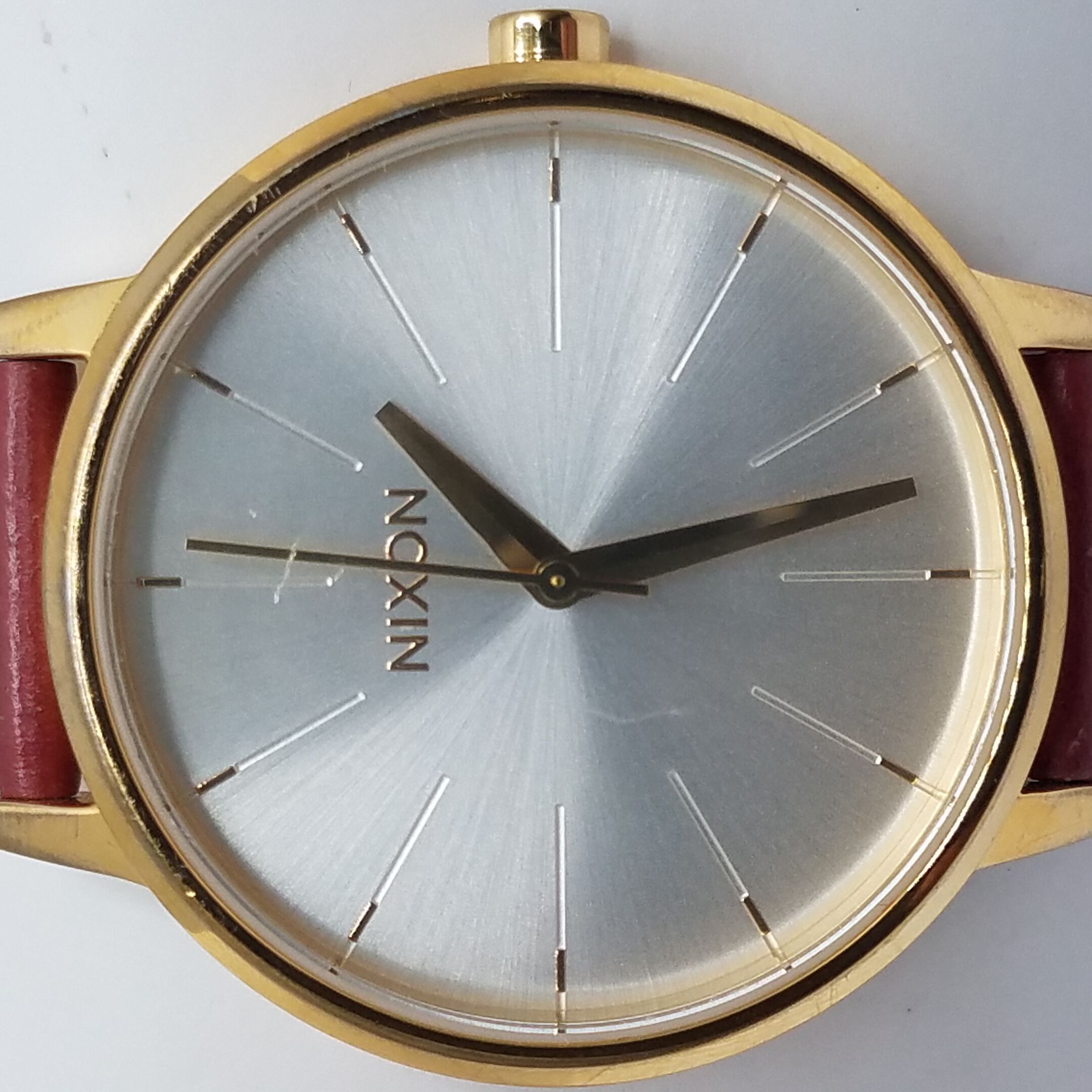 Buy the Nixon The Kensington Movin Out Gold Tone Watch