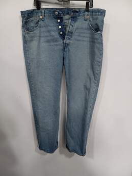 Levi's 501 4 Button Fly Blue Jeans Size 38x30