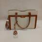 Cluci White & Brown Handbag W/ Tags image number 1