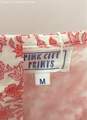 Pink City Prints Women's Floral White/ Coral Full Length Dress Size M image number 2