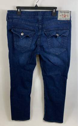 True Religion Mens Blue Regular Fit Medium Wash Denim Straight Leg Jeans Size 38 alternative image