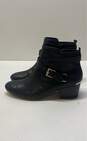 COACH Pauline Black Leather Ankle Zip Boots Size 9 B image number 2