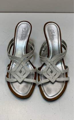 Cole Haan Silver Slip-On Sandal Women 11 alternative image