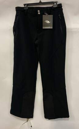 NWT CB Sports Unisex Adults Black Flat Front Zip Pockets Snow Pants Size Large