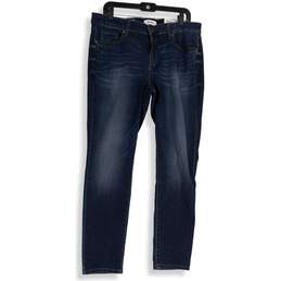 NWT Sonoma Womens Blue Denim Supersoft Stretch Skinny Leg Jeans Size 16