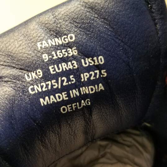 Ted Baker Nuback Leather Wingtip Oxfords Blue 8.5 image number 7
