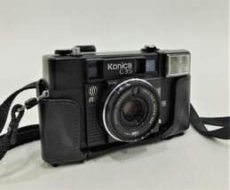 Vintage Konica C35 AF 38mm f/2.8 Point & Shoot Camera w/ Case Parts or Repair alternative image