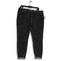 NWT Kancan Womens Black Denim Dark Wash 5-Pocket Design Ankle Jeans Size 32x26 image number 1