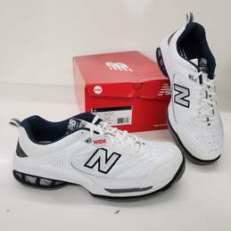 New Balance Men's 806 Hard Court White Tennis Shoes Size 11 2E Wide