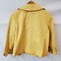 Revue Leather Jacket Yellow in Women's Size Medium image number 4