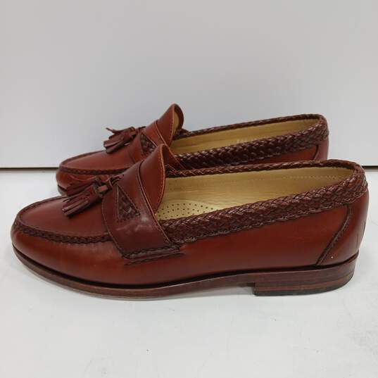 Allen Edmonds Men's Leather Tassel Loafers Size 8.5 image number 1