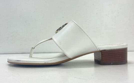 Michael Kors Ireland Leather Thong Sandals White 7.5 image number 2
