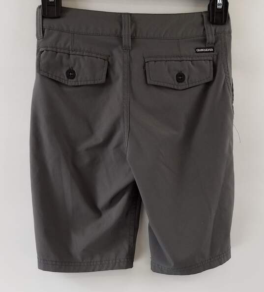 Quicksilver Boys Gray Shorts 22 image number 2