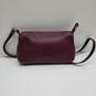 AUTHENTICATED COACH MAGENTA PEBBLED LEATHER 10x6x2in CROSSBODY BAG image number 3