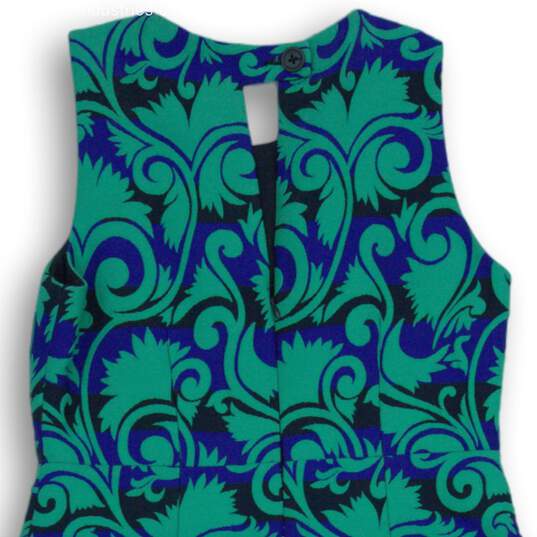 Women's J.Crew Teal A-Line Dress Size 0 image number 4