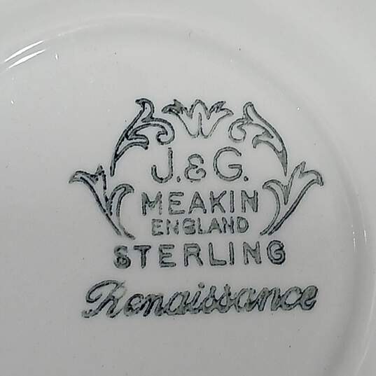 Sterling 'Renaissance' Black White Dinnerware Set by J & G Meakin