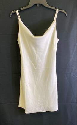 NWT Urban Outfitters Womens White Cowl Neck Back Zip Camisole Tank Top Sz Medium