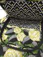 Vera Bradley Green & Black Rose Print Campus Backpack image number 5