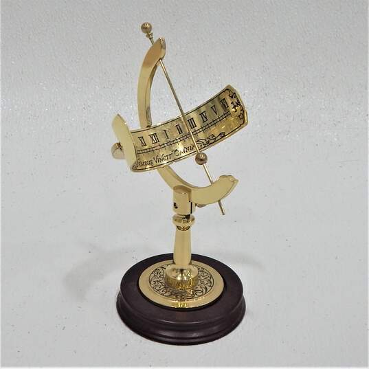 VTG Franklin Mint Instruments of Discovery Equatorial Sundial Base 1987 image number 1