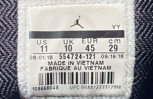 NIke Air Jordan 1 Mid Alternate Think 16 White Athletic Shoe M 11 image number 7