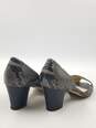 Authentic Jimmy Choo Gray D'Orsay Snakeskin Pump W 7.5 image number 4