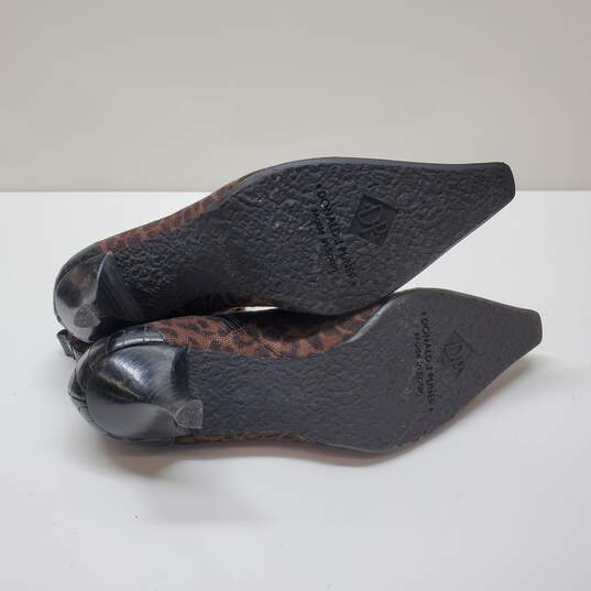 Donald Pliner Animal Print Leather Upper Boots Women Sz 9.5 image number 7